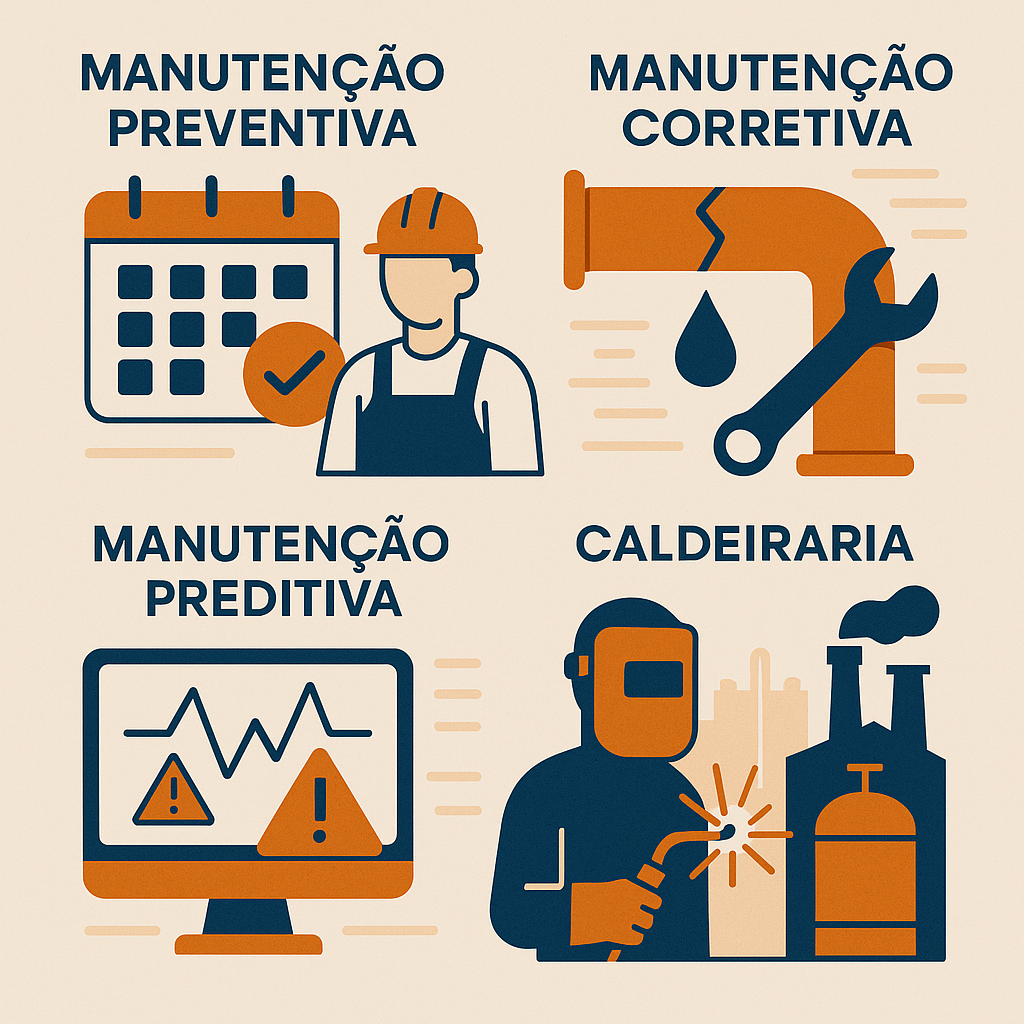 A Importancia da Manutencao Preventiva Corretiva Preditiva e da Caldeiraria na Industria